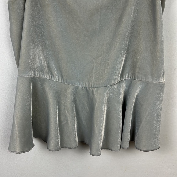 Intimately Free People gray velvet peplum cami - Picture 6 of 10